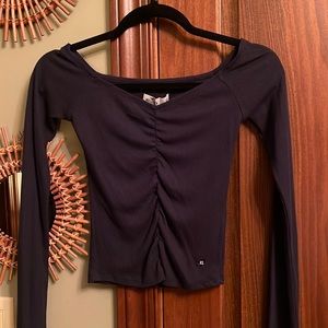 Hollister Off the Shoulder Long Sleeve Top Women's Xsmall